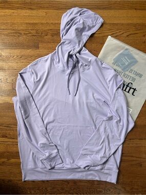 NWT Cmfrt AllDayJersey Lavender Hoodie Sweatshirt